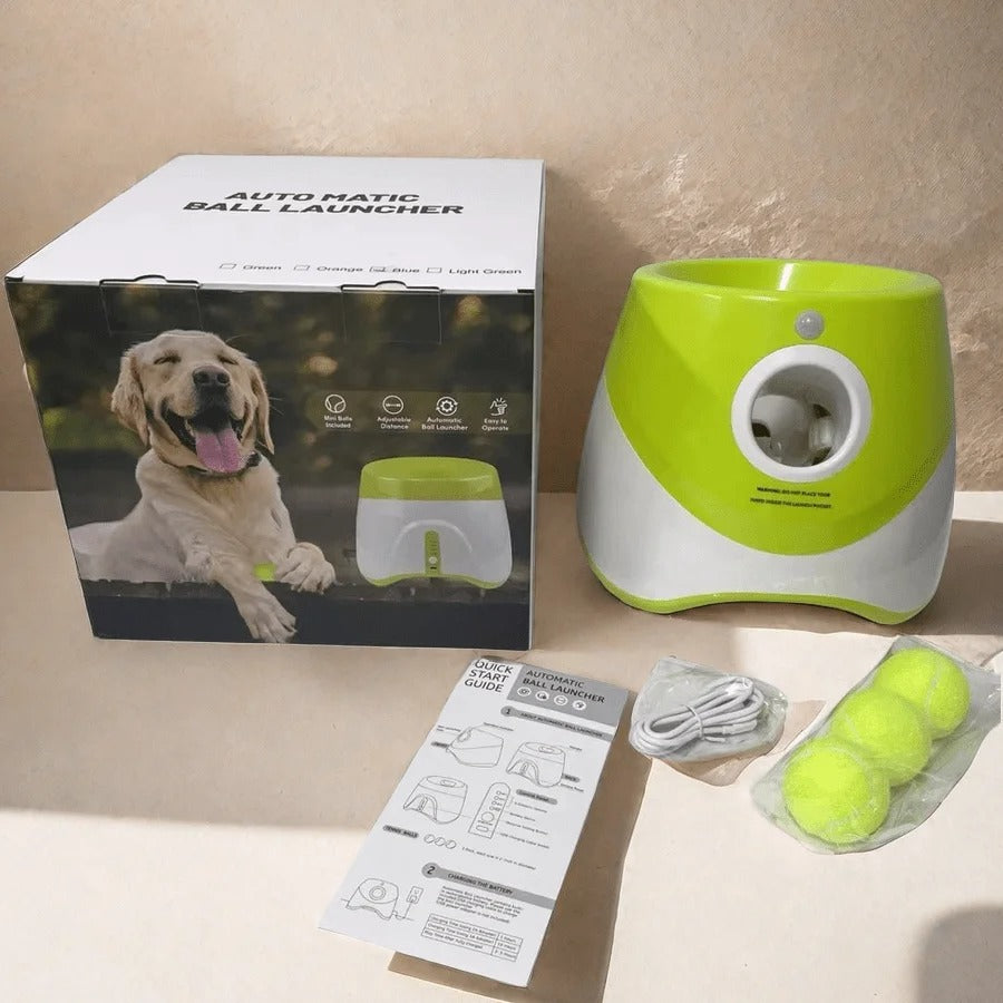 Dog Launcher Automatic Dogs Chase Toy Tennis Throwing