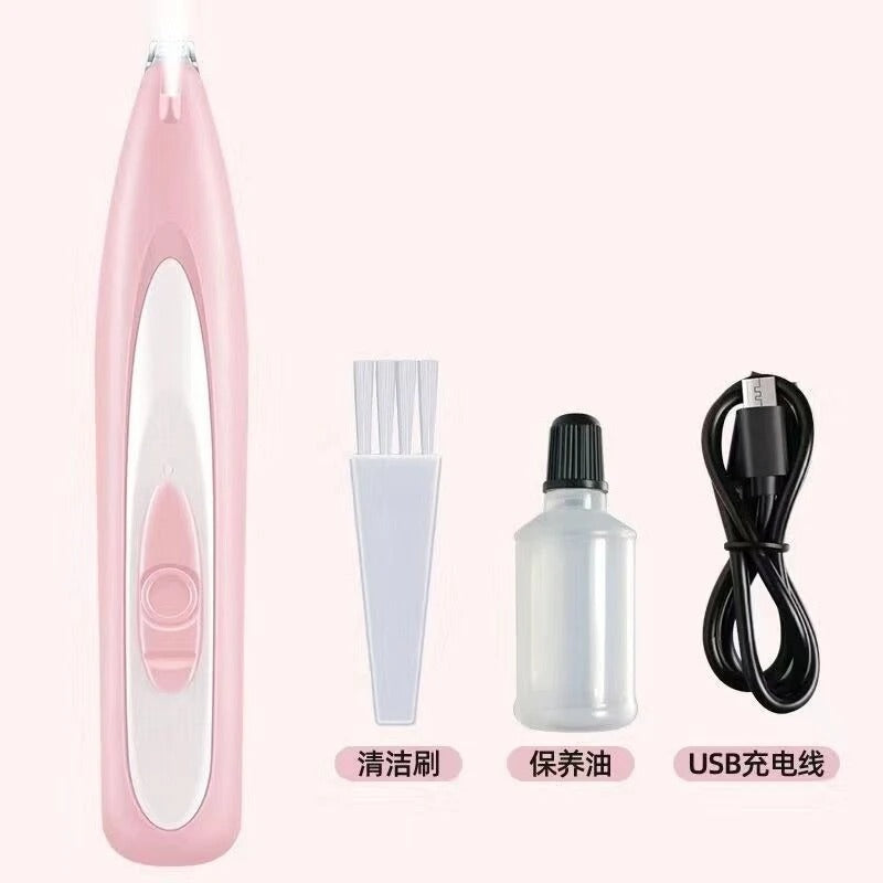 Professional Dog Grooming Clippers LED Light LCD Display