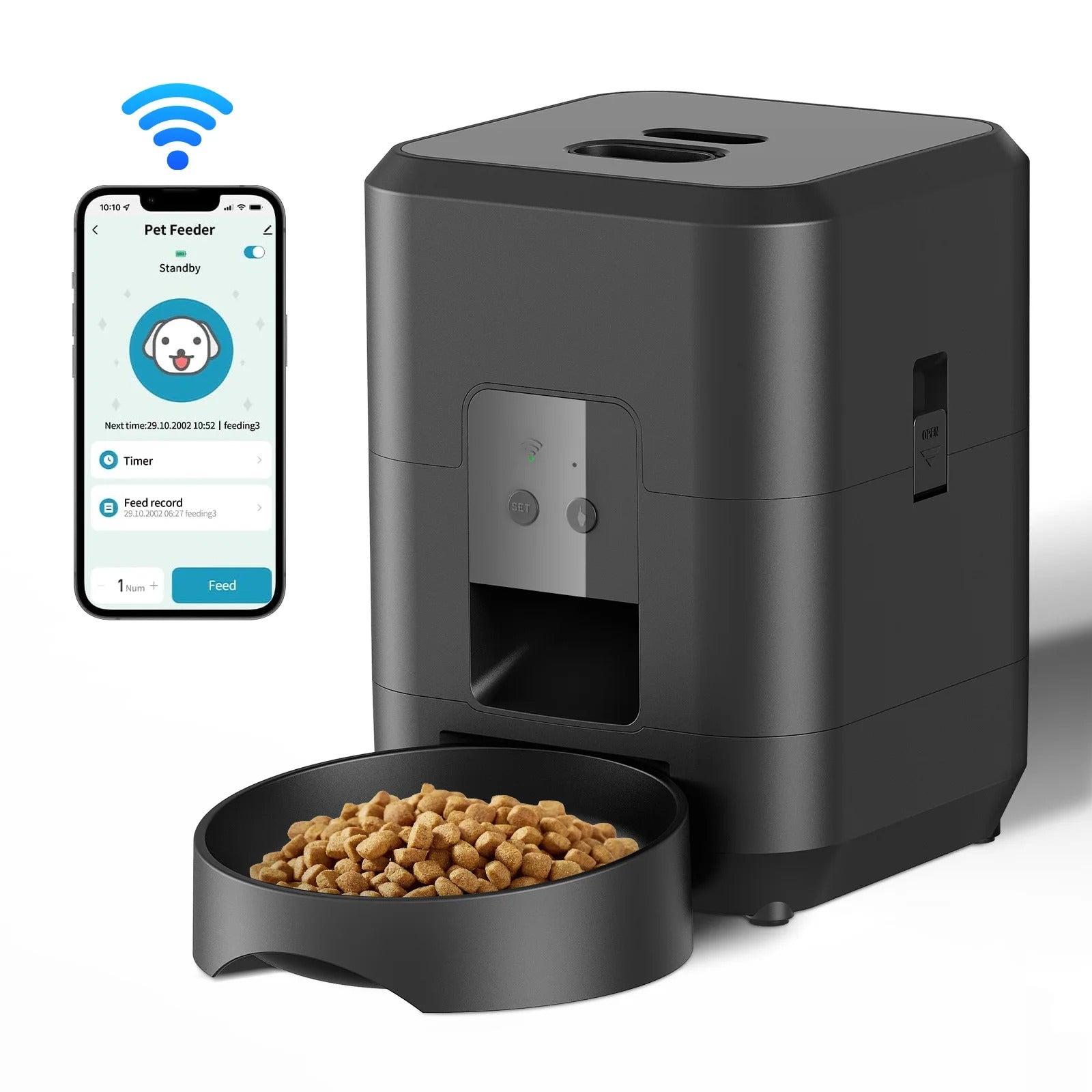 Smart Pet Feeder Automatic Cat Dog Slow Food