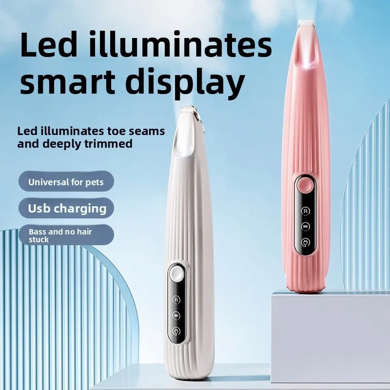 Professional Dog Grooming Clippers LED Light LCD Display