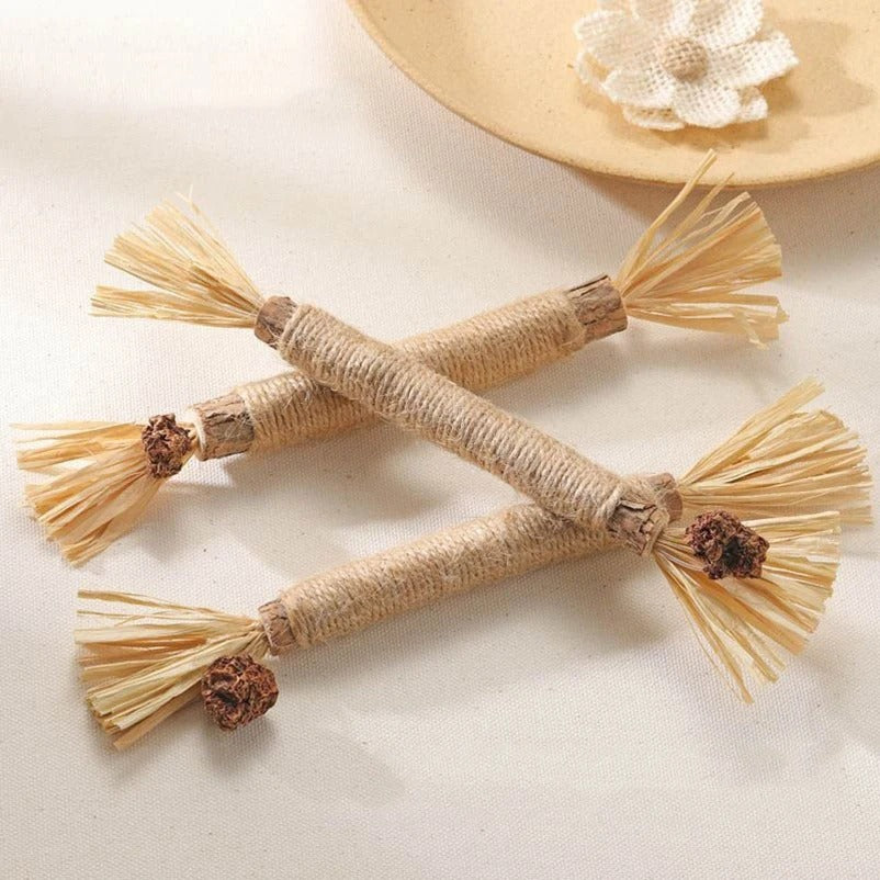 Popular Wood Polygonum Teasing Cat Toy Snacks Self