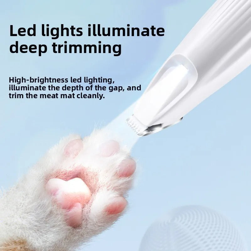 Professional Dog Grooming Clippers LED Light LCD Display