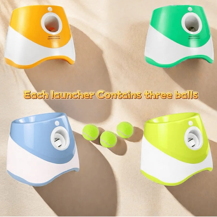 Dog Launcher Automatic Dogs Chase Toy Tennis Throwing