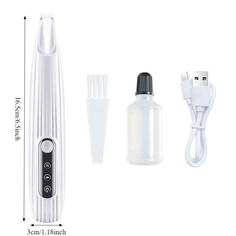 Professional Dog Grooming Clippers LED Light LCD Display