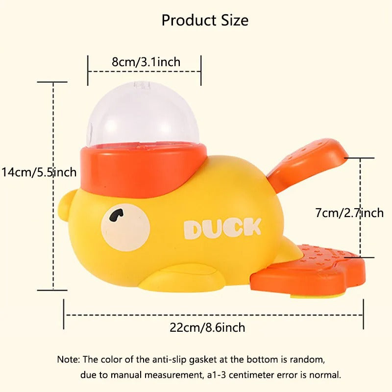 Little Yellow Duck Leaking Device Interactive Toys Educational