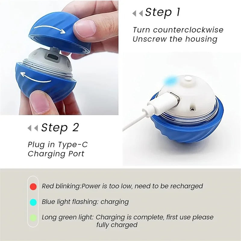 Smart Dog Toys Ball Electronic Interactive Toy Moving