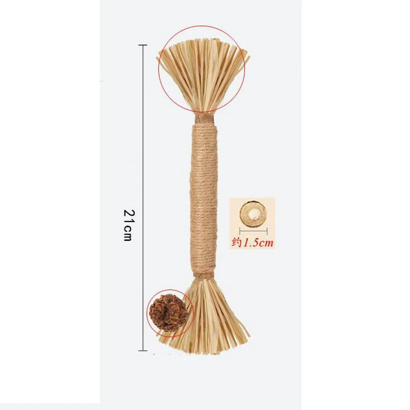 Popular Wood Polygonum Teasing Cat Toy Snacks Self