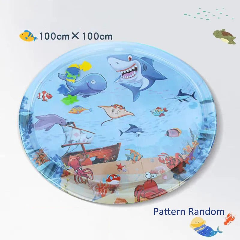 Water Sensory Play Mat Thickened Inflatable Cat Dog